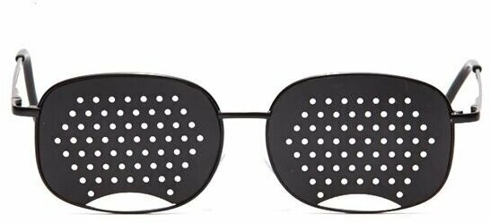 Перфорационные очки-тренажеры универсальные, черный 2896025 - фотография № 3