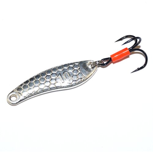 фото Блесна "ятаган" 10г, l-3,9см (свинец, серебро925) cargo