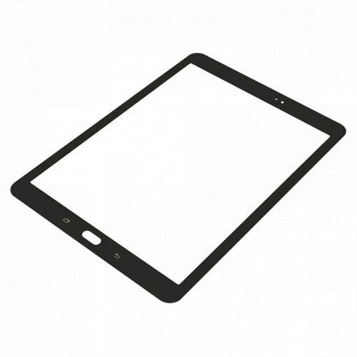 чехлы книжки qijun для планшета samsung galaxy tab s2 9 7 9 7 t815 чехлы с откидной крышкой для tab s2 sm t810 мягкий защитный чехол подставка Стекло модуля для Samsung T810/T815 Galaxy Tab S2 9.7 / T813/T819 Galaxy Tab S2 9.7 / T820 Galaxy Tab S3 9.7 и др, AAA, черный