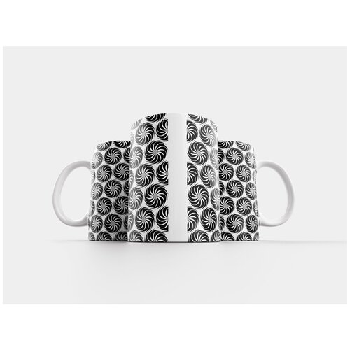 фото Кружка "шаблон, водоворот, спираль" 320 мл lotsprints