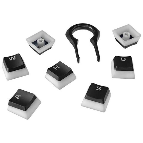 HyperX Pudding Keycaps Full Key Set RU Black 549000₽