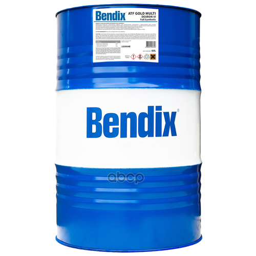 Масло Трансмиссионное Bendix Gold Atf Multi Dexron Vi Синтетическое 60 Л 183064b BENDIX арт. 183064B