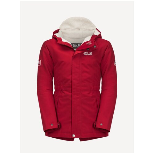 Куртка Jack Wolfskin COSY BEAR JACKET G, дет., цвет indian red, размер 116