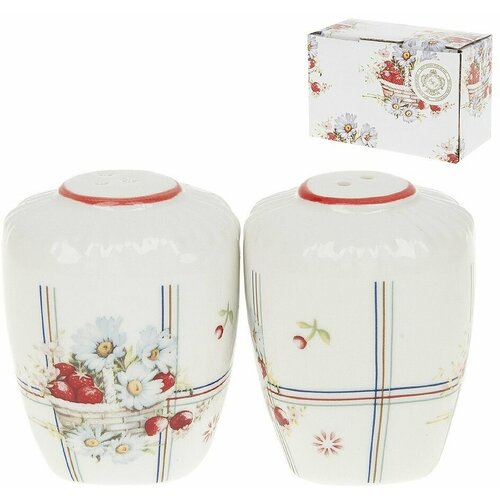 Набор для специй солонка и перечница Лукошко, Best Home Porcelain, 6,5 см