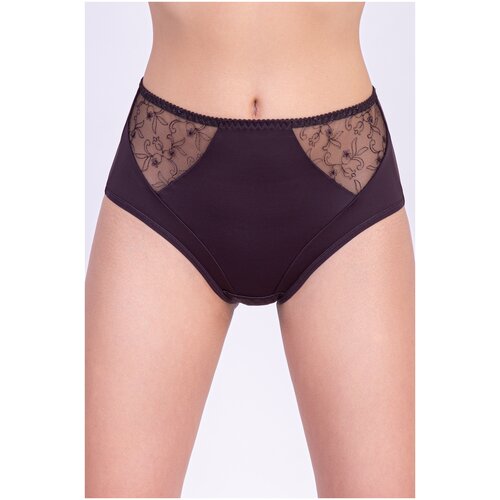 фото Milavitsa трусы слипы высокой посадки classic elegant, размер 118, эспрессо