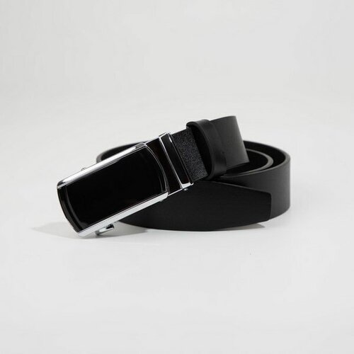 фото Ремень сима-ленд, размер 120, черный сима-лэнд