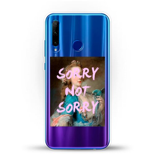 фото Силиконовый чехол sorry на honor 10i andy & paul