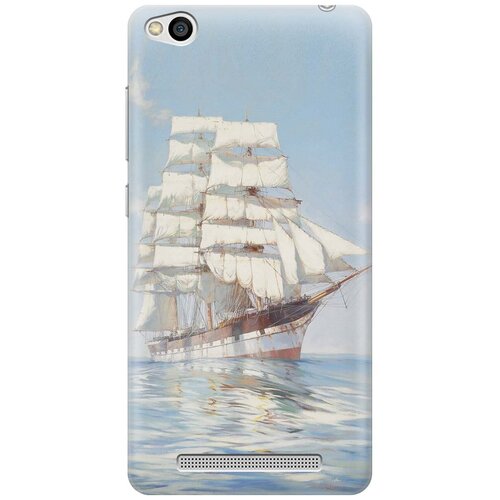 фото Re:pa накладка transparent для xiaomi redmi 3 с принтом "идеальный парус"