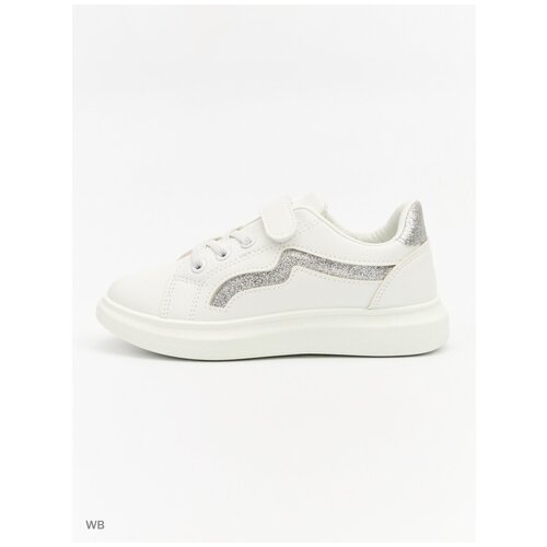 фото Детские кеды бело-перламутровые / life official