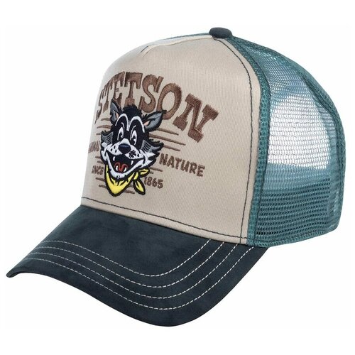 фото Бейсболка с сеточкой stetson 7756113 trucker cap animal nature, размер one