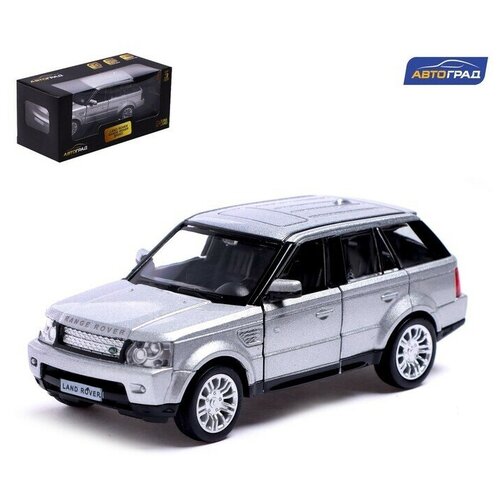 Машина металлическая LAND ROVER RANGE ROVER SPORT,1к32, открываются двери, инерция, цвет серый