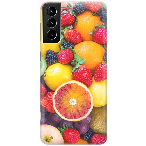 фото Re:pa накладка transparent для samsung galaxy s21 plus с принтом "сочные фрукты"