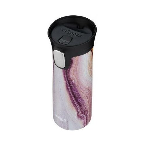 фото Contigo термокружка contigo pinnacle couture 0.42л. белый/фиолетовый (2104544)