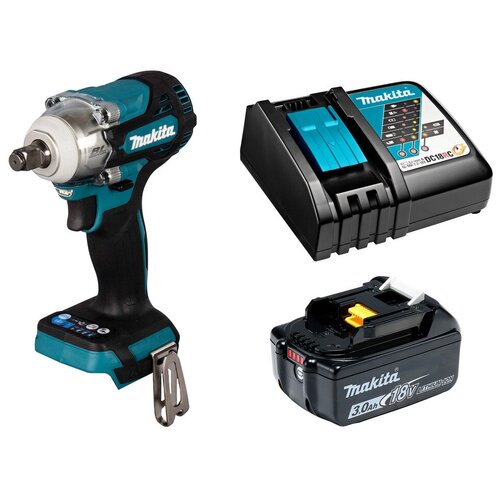 Гайковерт аккумуляторный 18В 330Нм - 12 Makita DTW300 Li-Ion 1x3Ач зу DTW300RF 4002300₽