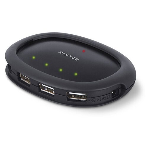 USB хаб Belkin River Rock Hub 4USB 20 Black черный F5U234QEA 159000₽