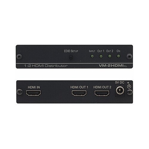 Усилитель-распределитель 1:2 HDMI Kramer VM-2Hxl (VM-2HDMIxl) hdmi разветвитель сплиттер mypads 1x2 ultrahd зарядное устройство