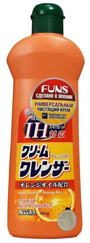 Daiichi Funs Orange Boy Крем чистящий универсальный с ароматом апельсина 400 мл