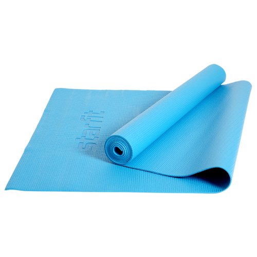 фото Коврик для йоги и фитнеса core fm-104 183x61, pvc, синий, 0,4 см, starfit