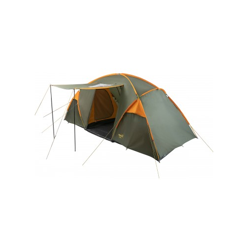 Палатка для рыбалки HELIOS BORA 6, зеленый/оранжевый