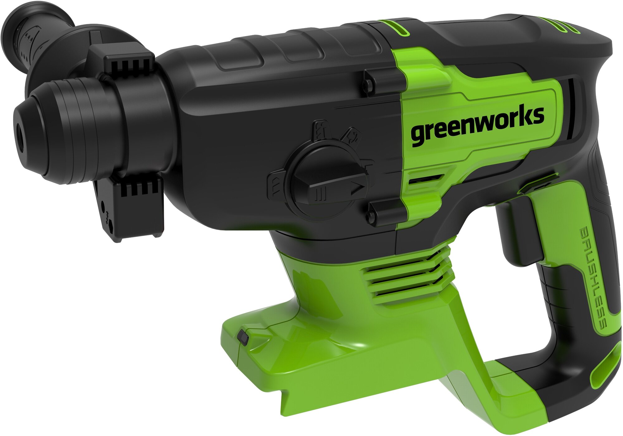 Перфоратор аккумуляторный Greenworks GD24SDS1 3803107, без аккумулятора