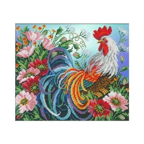 фото Набор красавец петух 31х26 русская искусница 1020 31х26 русская искусница 1020)