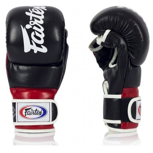 Перчатки MMA Fairtex FGV18 Hybrid Super Sparring Black/Red L