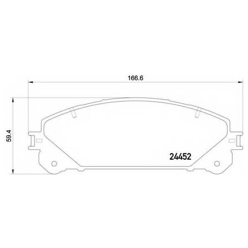 Колодки тормозные LEXUS NXRX 08- перед TEXTAR 2445201 9148₽