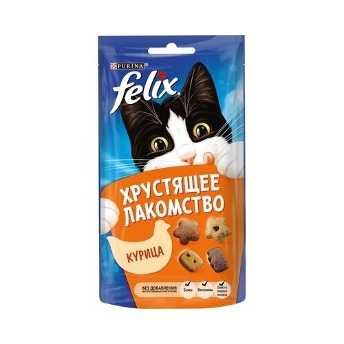 Felix Хрустящее лакомство Курица (12393617) 0,06 кг 36157 (2 шт)