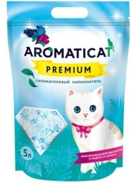 AromatiCat Силикагелевый наполнитель Premium, 5л 2 кг