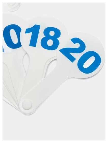 Набор букв и цифр Юнландия Веер-касса гласные, согласные и цифры, 270432, 13.5х19.5 см - фотография № 3