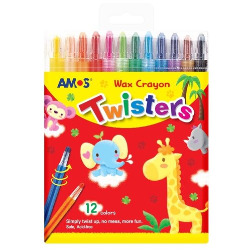 Набор восковых карандашей Twisters набор восковых разметочных карандашей 3 шт