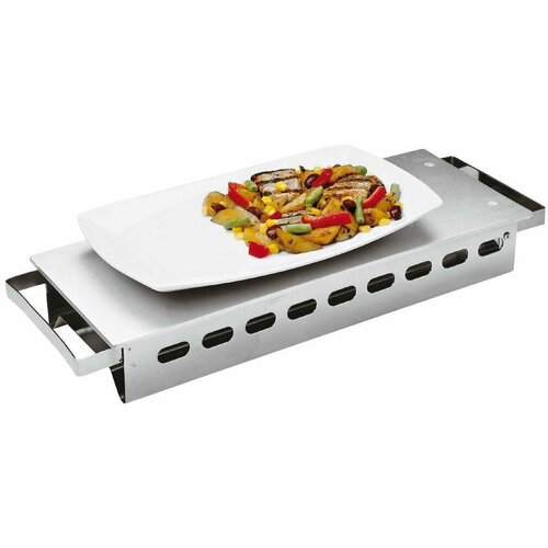 Подставка Для Подогрева Тарелок Paderno, 45x18см, Нерж. Сталь