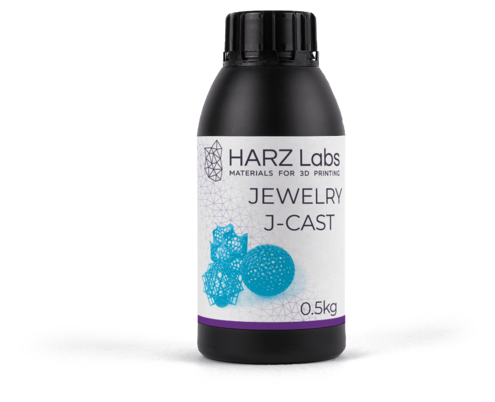 Фотополимер HARZ LABS Jewelry J-Cast для 3D принтеров LCD/DLP 0.5 л