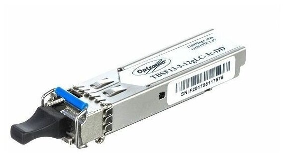 Optronic TBSF13-3-12gLC-3c-DD Модуль SFP WDM, 1.25Гбит/с, 1310/1550нм, 3км, DDM