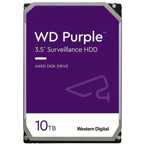 Жесткий диск WD Purple 10Tb WD102PURZ 3420900₽