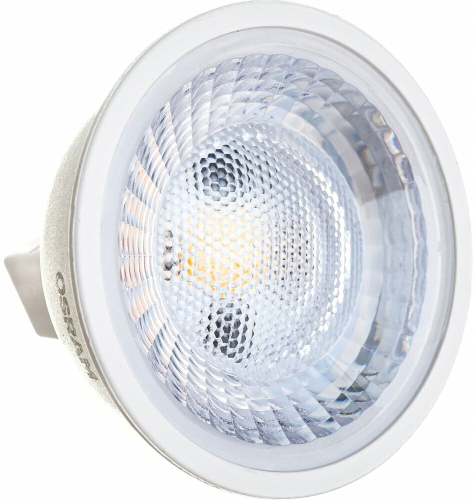 Лампа Osram LED Star MR16, 300лм, 4Вт, 3000К, теплый белый свет, Софит, GU5.3, светодиодная