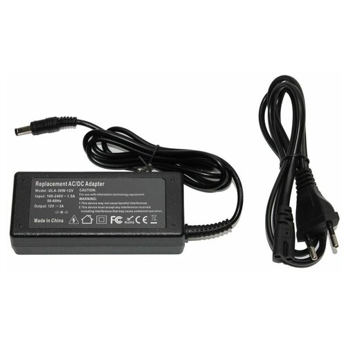 Блок питания 12В 3А импульсный 55х21 75000₽