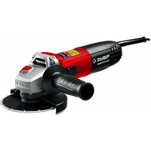 Зубр УШМ ЗУБР УШМ-125-1105 эт с регулировкой оборотов 125 мм 1100 Вт 342700₽