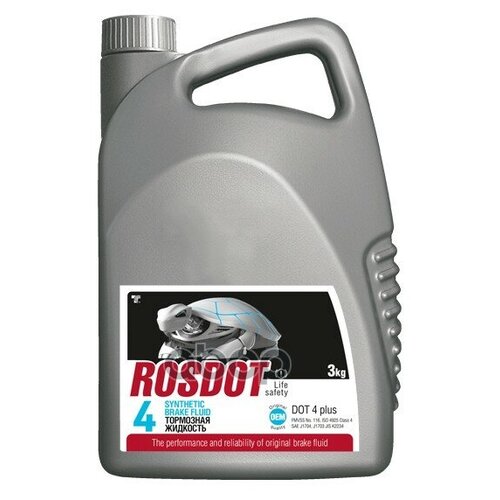 Тормозная Жидкость Rosdot 4 3кг 