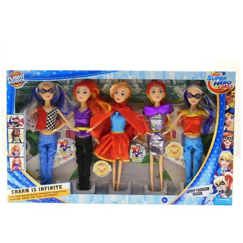 фото Детский набор кукол flight school super hero girls (cn-11a)