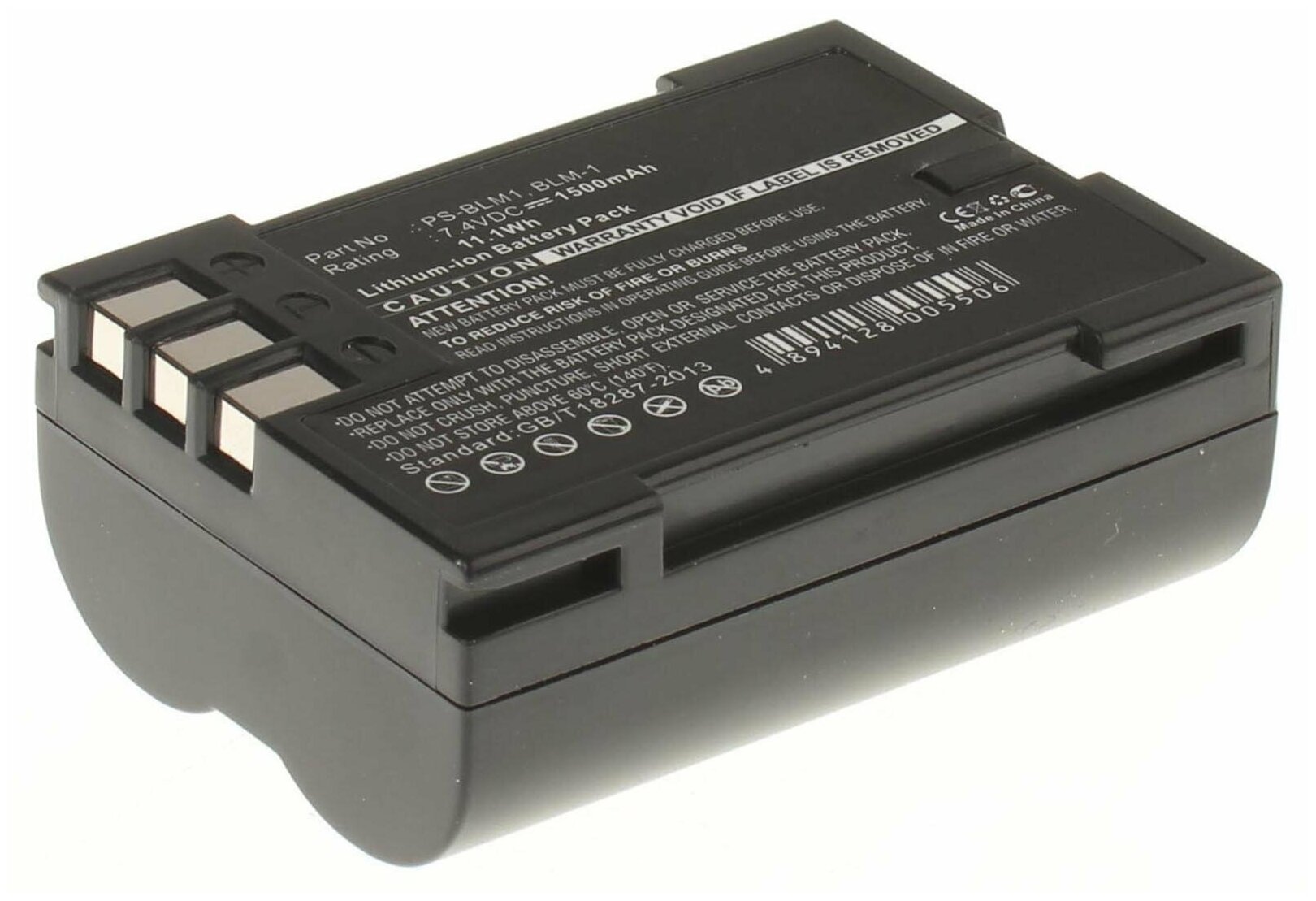 Аккумулятор iBatt iB-B1-F204 1650mAh для Olympus PS-BLM1,