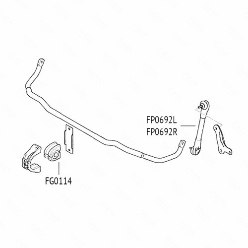 Втулка стабилизатора Fixar FG0114