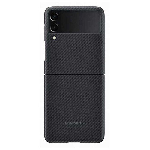 фото Чехол клип- кейс samsung для samsung galaxy z flip3 aramid cover черный ef- xf711sbegru