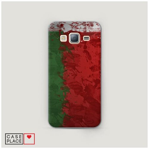 фото Чехол пластиковый samsung galaxy j3 2016 флаг белоруссии 2 case place