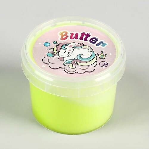 Слайм Стекло серия Butter жёлтый цвет 75 г 529₽