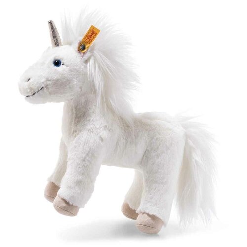 Мягкая игрушка Steiff Soft Cuddly Friends Floppy Unica unicorn (Штайф Единорог Флоппи стоящий 25 см)