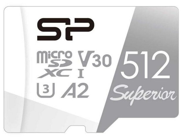 Карта памяти microSDXC 512Gb Silicon Power SP512GBSTXDA2V20SP