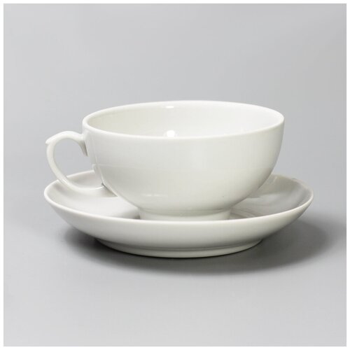 Чашка с блюдцем Daribo Premium porcelain Ruby 220 мл DA20304