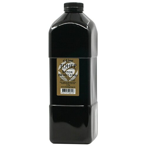 Тонер булат s-Line Xerox 8850/Xerox 510dp для Xerox 8850, Xerox 510dp (Чёрный, банка 570г.), две банки на одну заправку