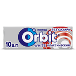 Жевательная резинка Orbit White Классический, без сахара, 13.6 г - изображение